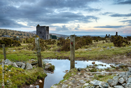 Fotografie Wheal Jenkin on Bodmin Moor