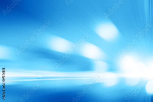 Abstract image of night lights with motion blur.