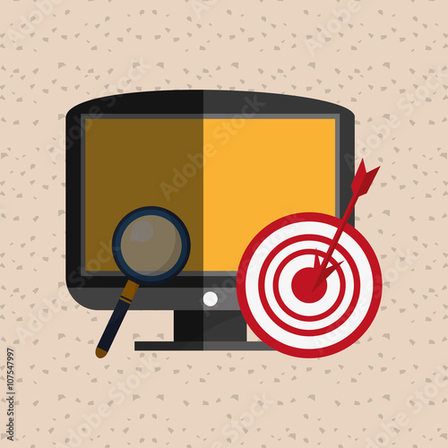Social media design, vector illustration