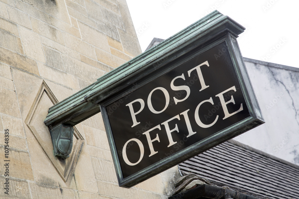 Obraz premium Post Office Sign