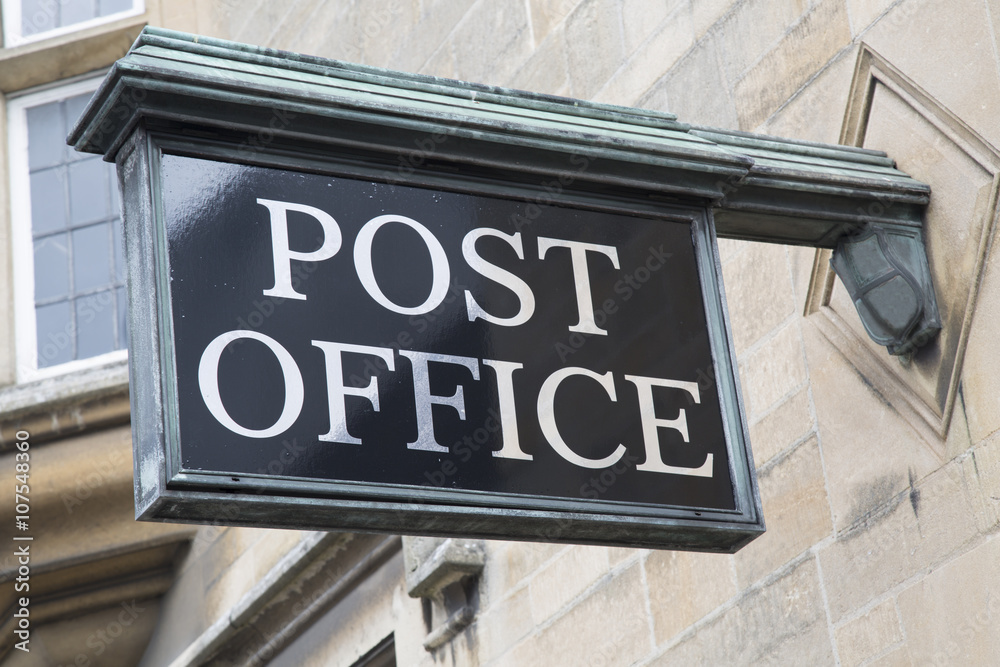 Obraz premium Post Office Sign