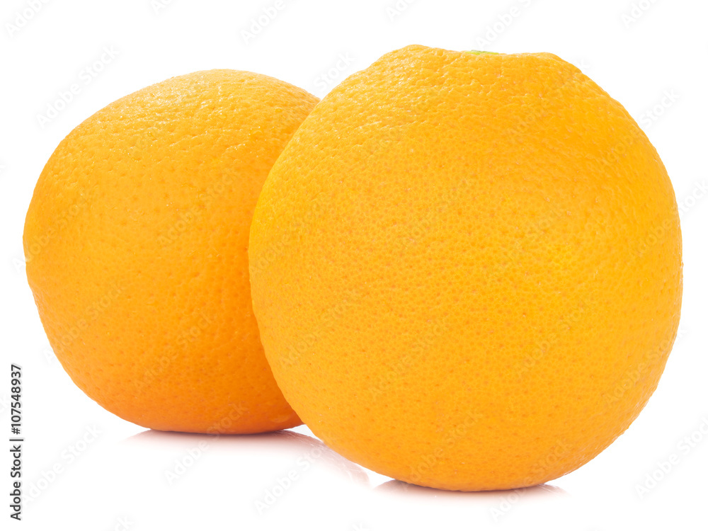 ripe lemon isolated on white background