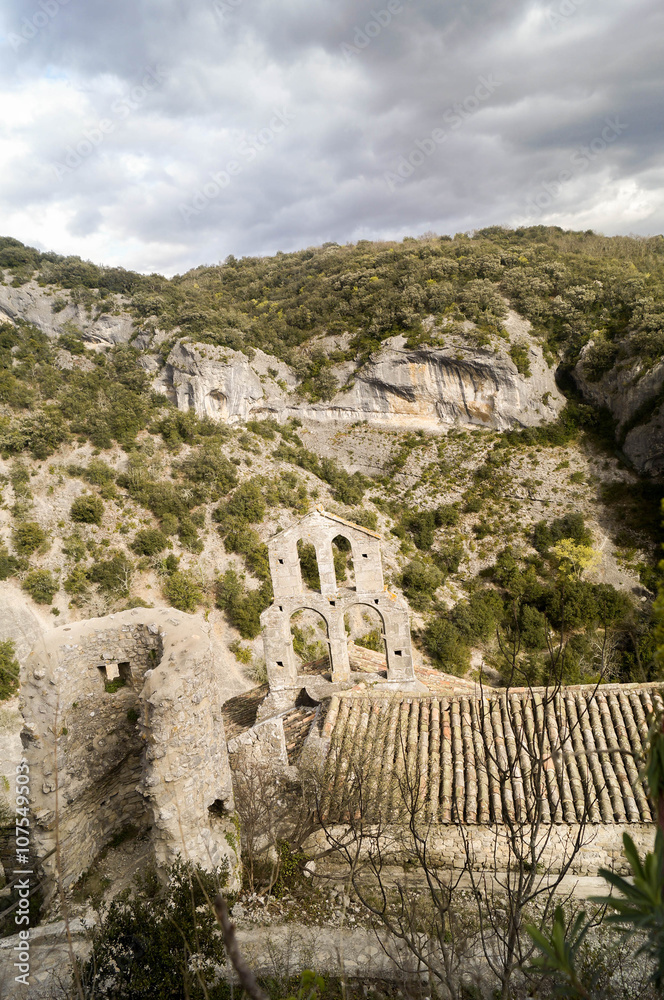 Vieux Rochecolombe en Ardèche
