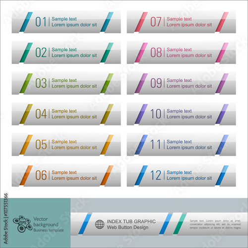 Web Button and Headline Design #Vector Graphics