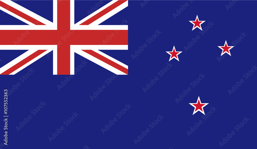 Obraz premium New Zealand Flag