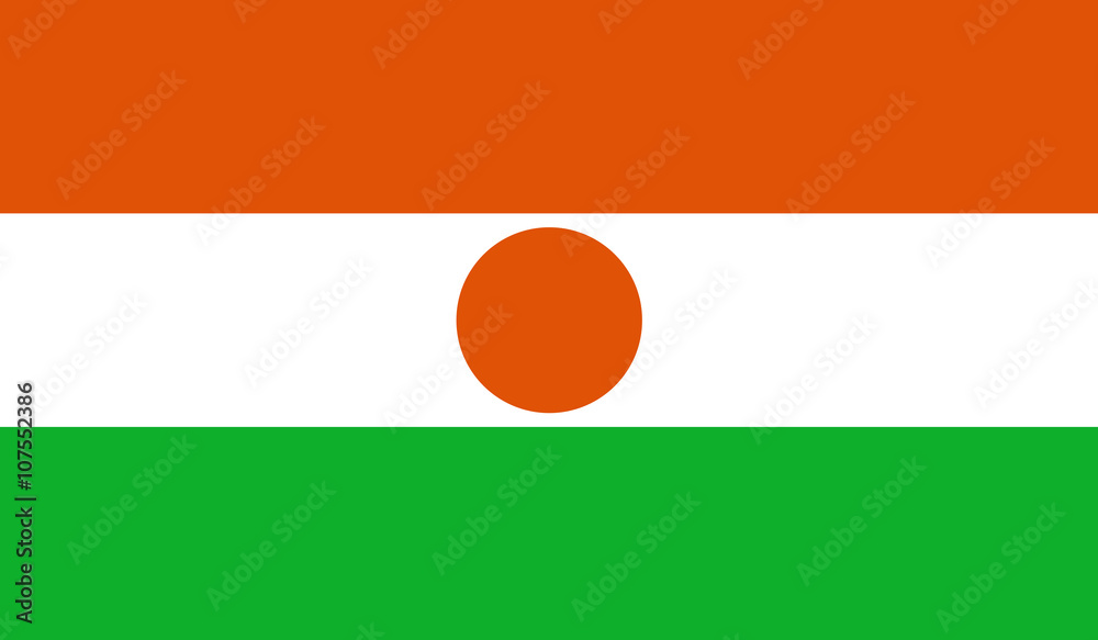 Fototapeta premium Niger flag