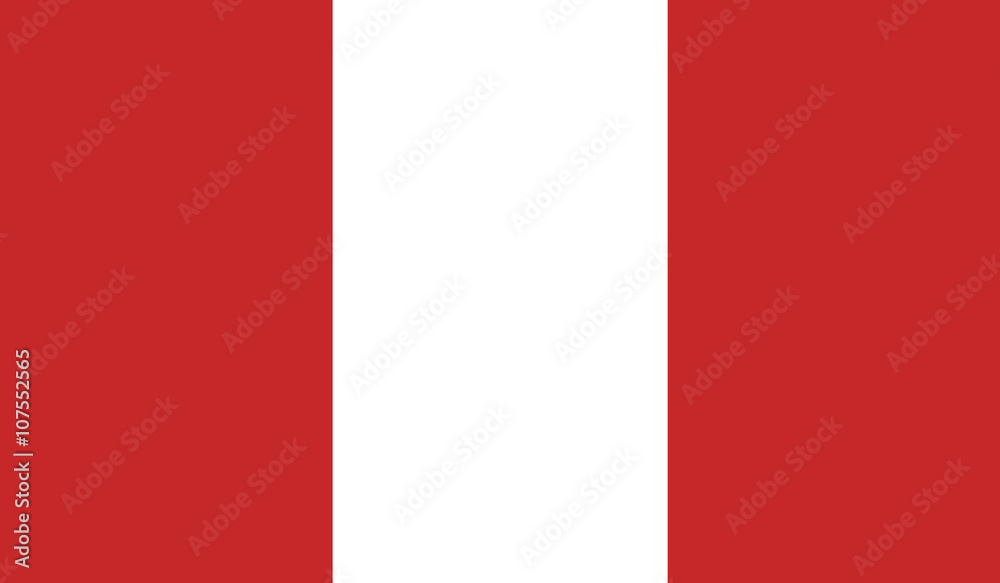 Peru flag - obrazy, fototapety, plakaty 