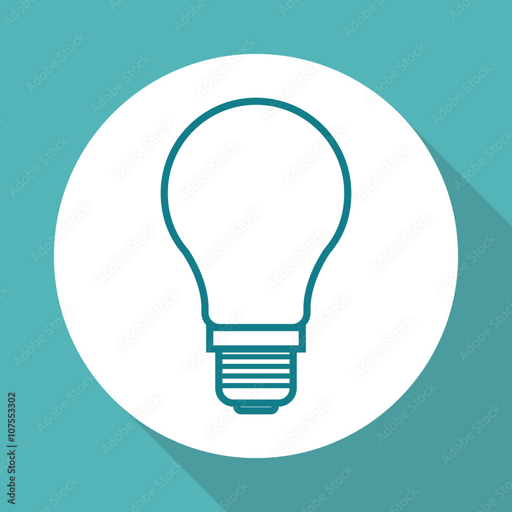 eco light bulb design , vector illustration eco light bulb design , vector illustration