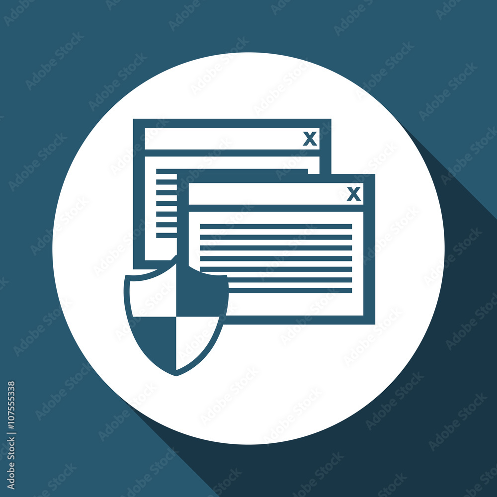 security system design , vector illustration security system design , vector illustration