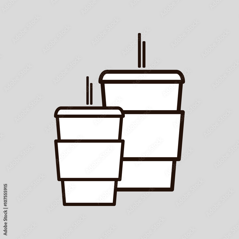 Obraz premium coffee mug design , vector illustration