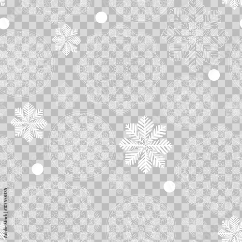 Rustic winter seamless pattern for scrapbook paper design for Merry Christmas. Printable. Vector illustration. photo