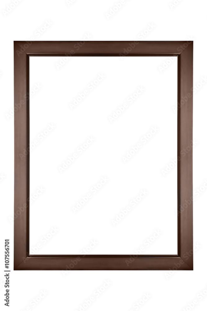 Modern Brown Photo Picture Frame Or Photoframe Border Modern Brown Photo Picture Frame Or Photoframe Border