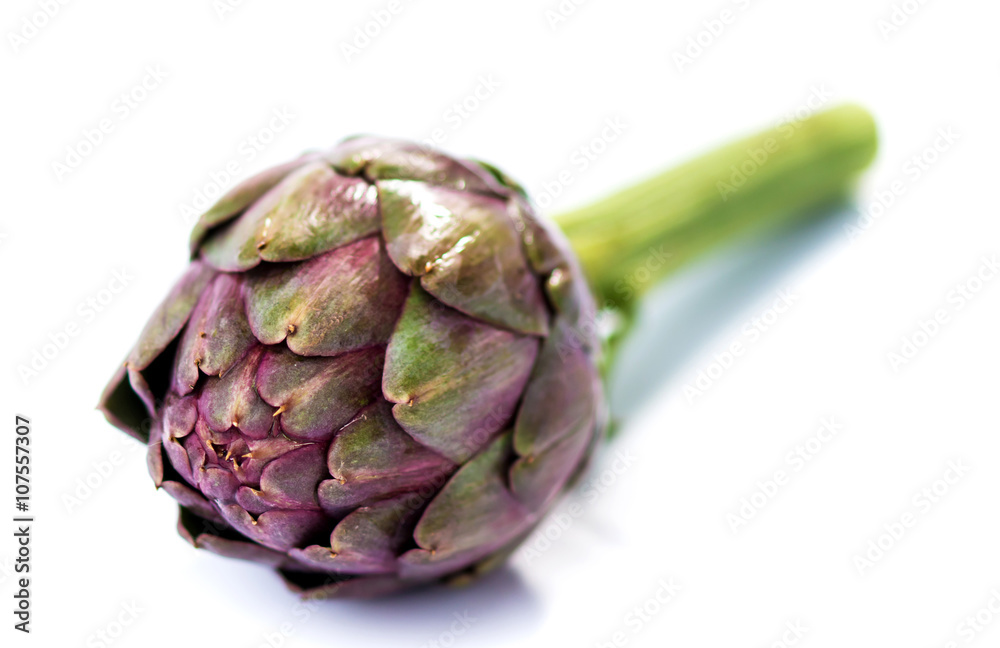 Fototapeta premium Fresh Artichoke on a white background
