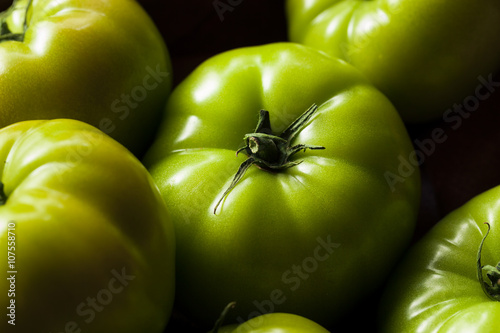 Raw Organic Green Tomatoes