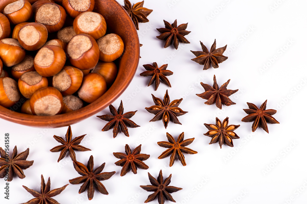 hazelnuts photo illustration hazelnuts photo illustration