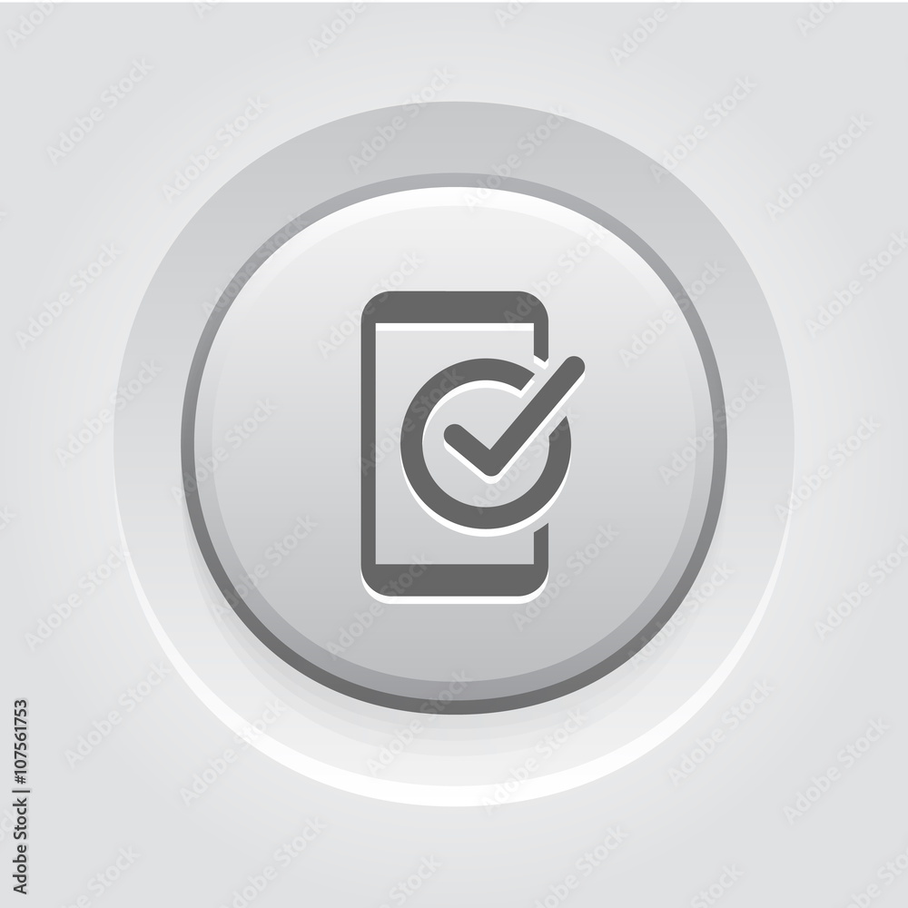 Mobile Register Icon. Online Learning Mobile Register Icon. Online Learning