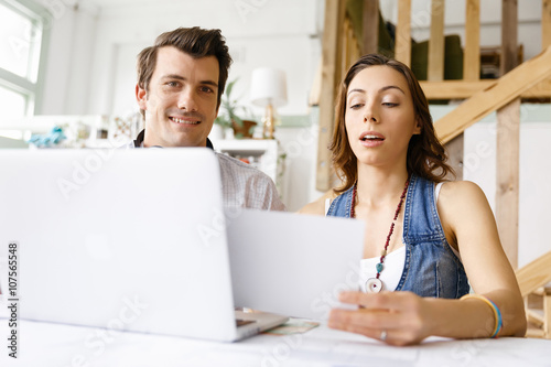 Start-up Team of two young people Free Download Start-up Team of two young people - GFXLoad