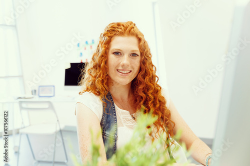Creative business woman in office