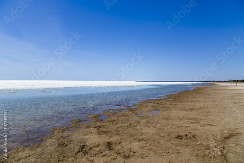 scenic view from water's edge