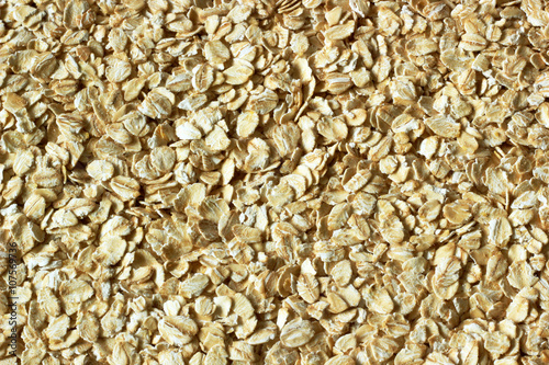 Oat flakes. Close-up