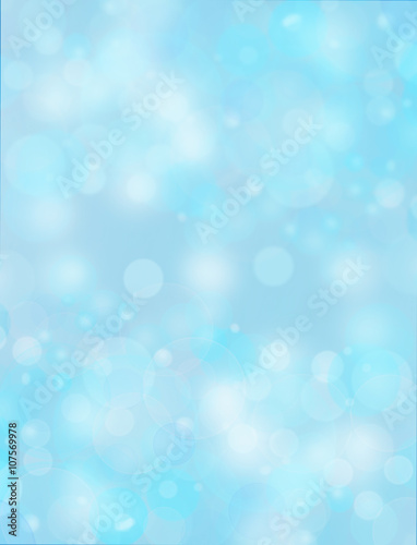 abstract background blue bokeh circles