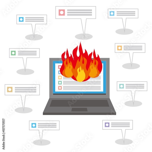 ネット炎上イメージ