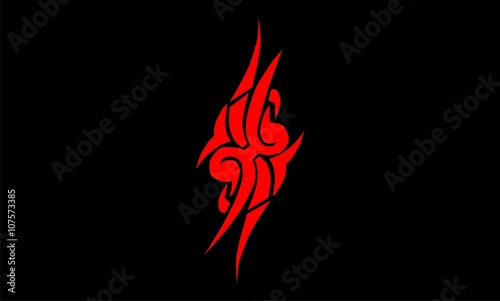 tribal logo tatto design