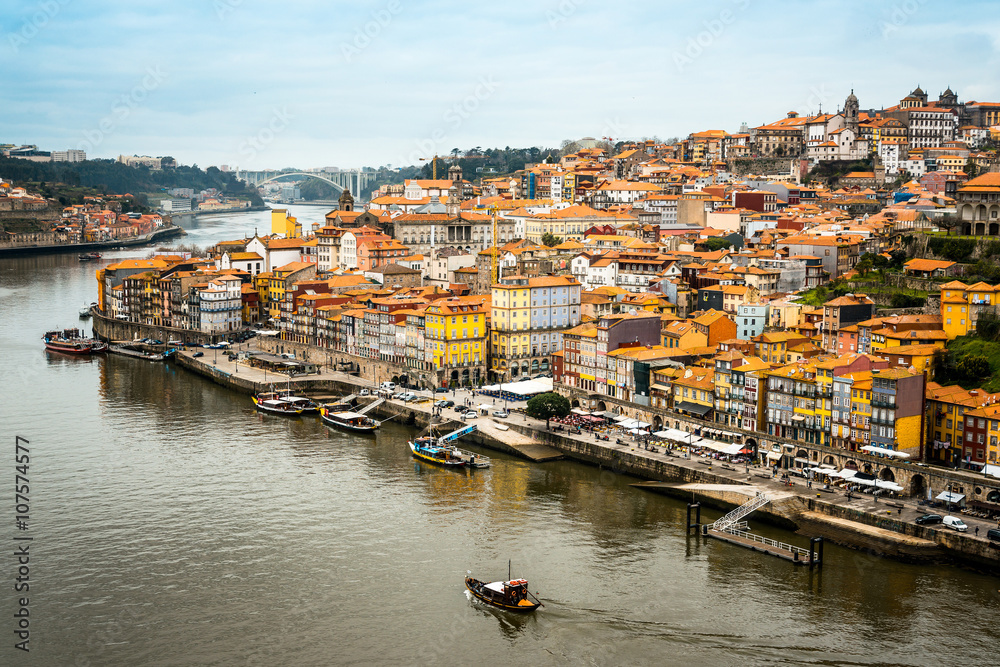 old town of Porto and river, Portugal