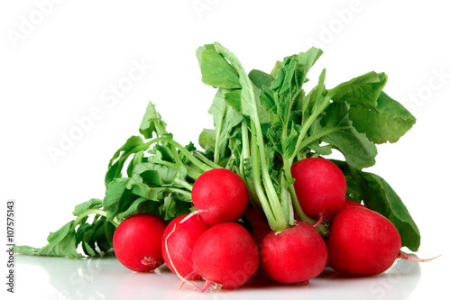 tasty and healthy radish isolated on white background