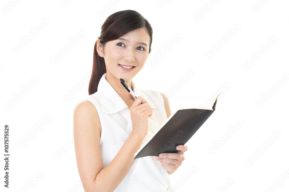 笑顔の女性 笑顔の女性