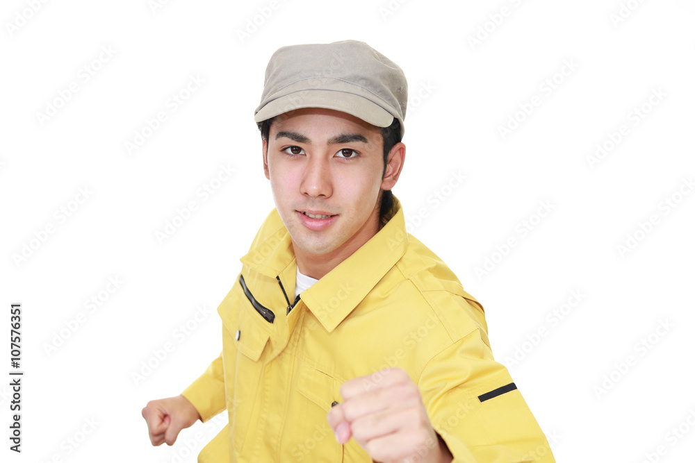 走る労働者 走る労働者