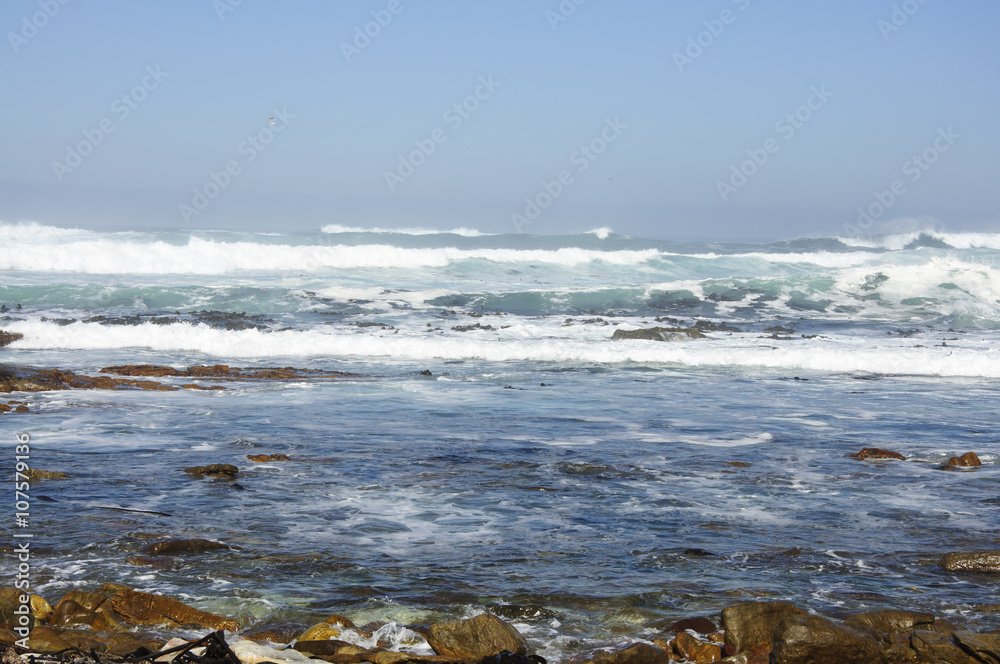 Fototapeta premium Beautiful seaside scenery and blue sky 