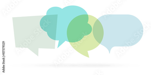 4 bulles / 4 speech bubbles
