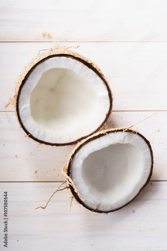 coconut with shell coconut with shell