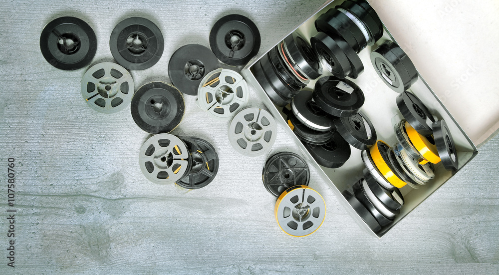 Fototapeta premium Old 8 mm and Super8