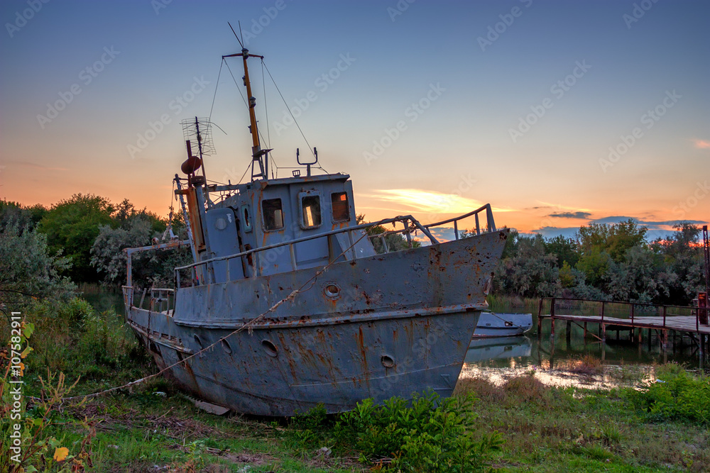 Old abandoned vessel