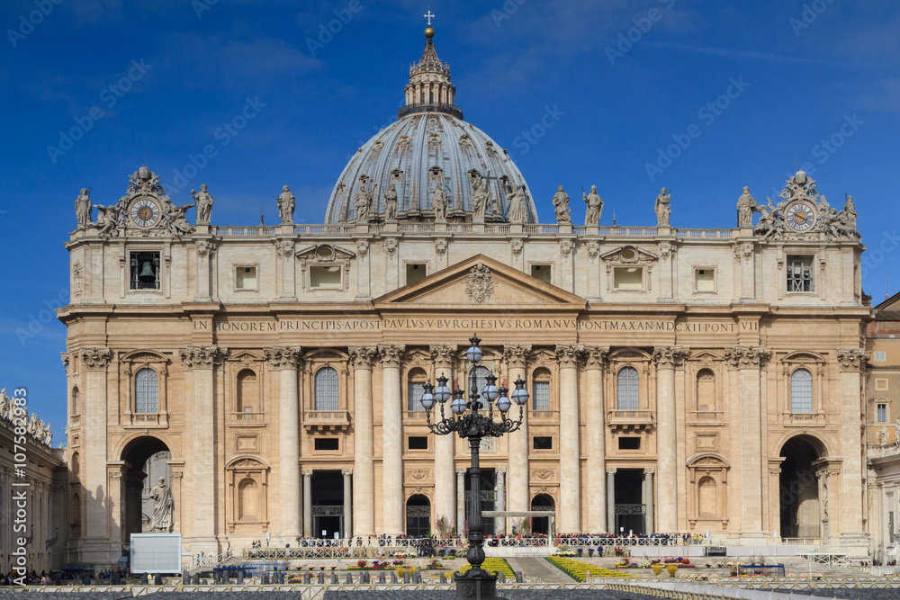 St. Peter's Basilica in the early morning light