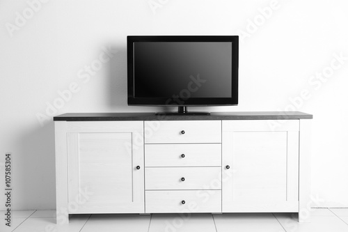 TV set in the interior of l...