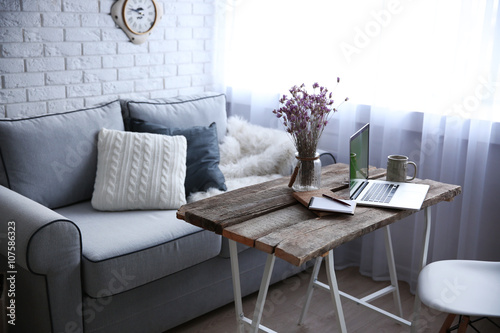 Modern interior. Comfortabl...