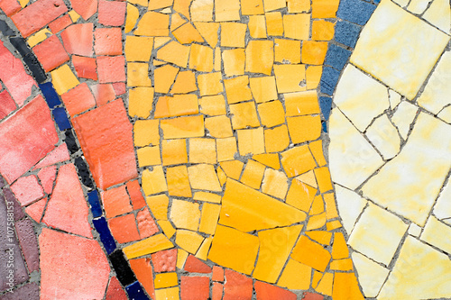 Obraz na płótnie colorful mosaic w salonie