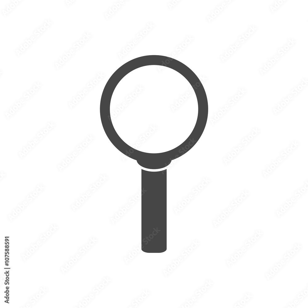 Magnifying glass isolated on white background Magnifying glass isolated on white background