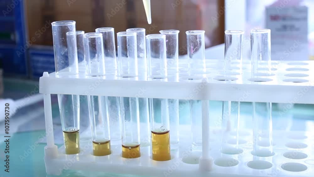 Working in a laboratory. Chemical experiments. Biochemistry. Virology. The tubes. Working in a laboratory. Chemical experiments. Biochemistry. Virology. The tubes.