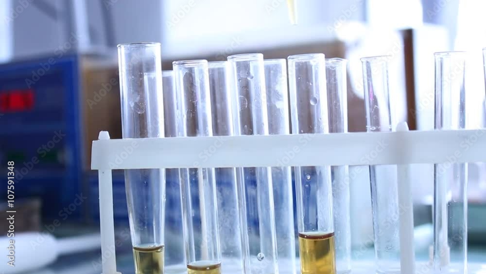 Working in a laboratory. Chemical experiments. Biochemistry. Virology. The tubes. Working in a laboratory. Chemical experiments. Biochemistry. Virology. The tubes.