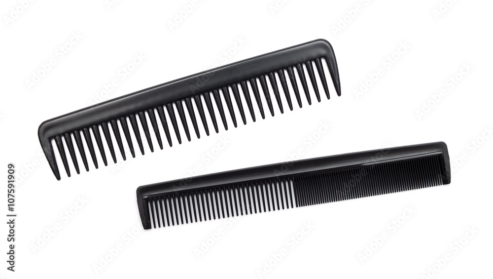 comb isolated on white close up look