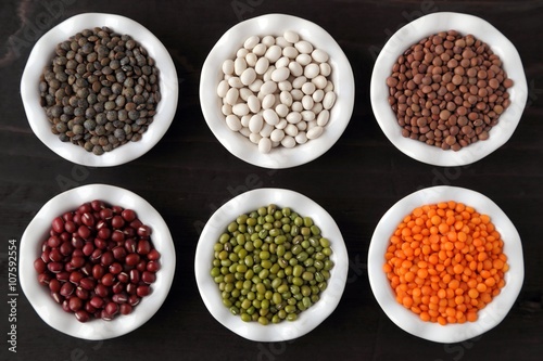 Lentils and beans.