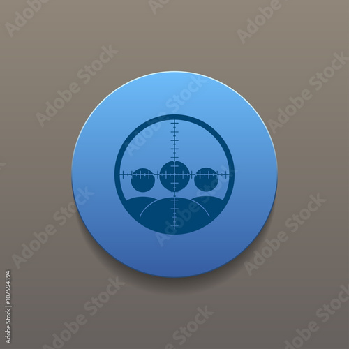 Sight device icon.