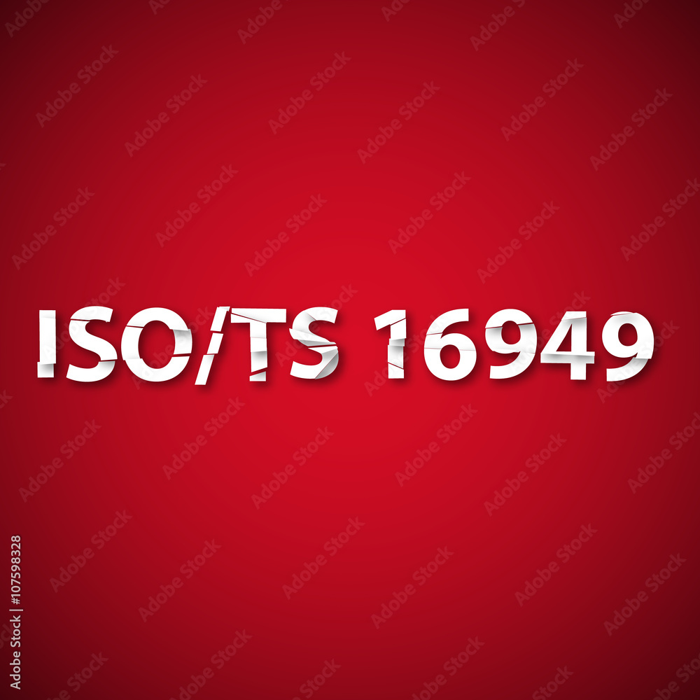 TS 16949 standard background TS 16949 standard background