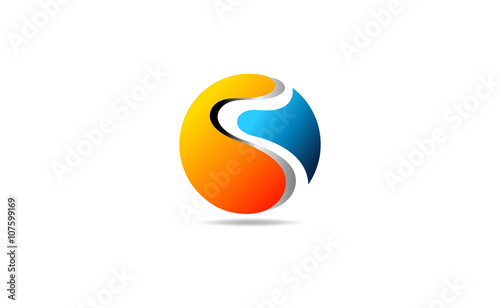 Free Download circle abstract element logo, sphere elements symbol icon vector design - GFXLoad
