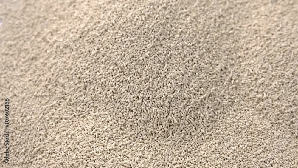 Portion of rotating dried Yeast as seamless loopable 4K UHD footage Portion of rotating dried Yeast as seamless loopable 4K UHD footage