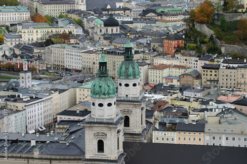Salzburg von der Festung Hohensalzburg aus gesehen
